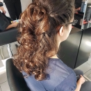 Halbgesteckt mit Flechtelement