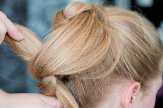 Schnelle Technik zum Hochstecken